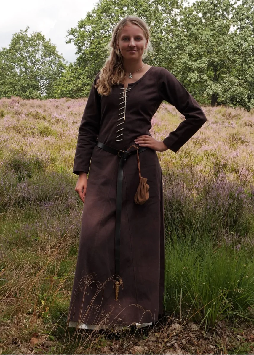 Cotehardie Christina, bruin - Image 2