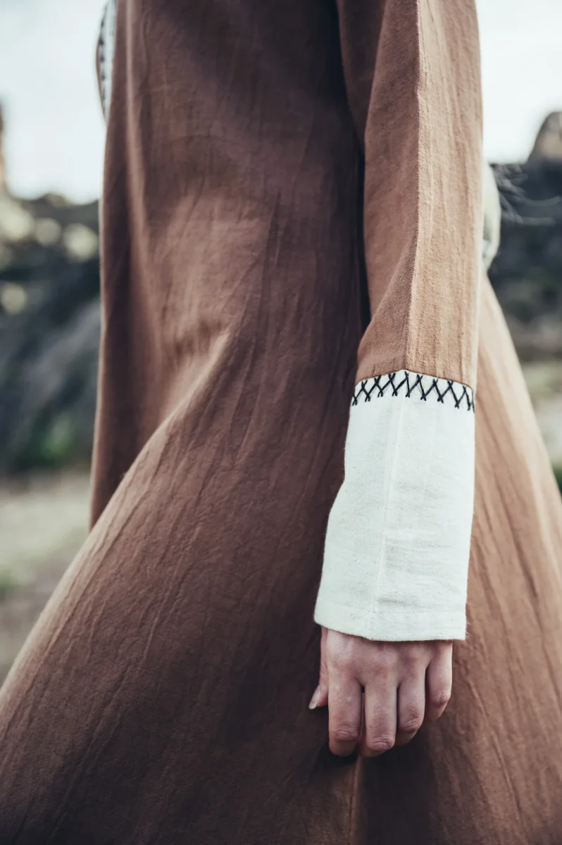 Viking jurk Lagertha, zand - Image 7