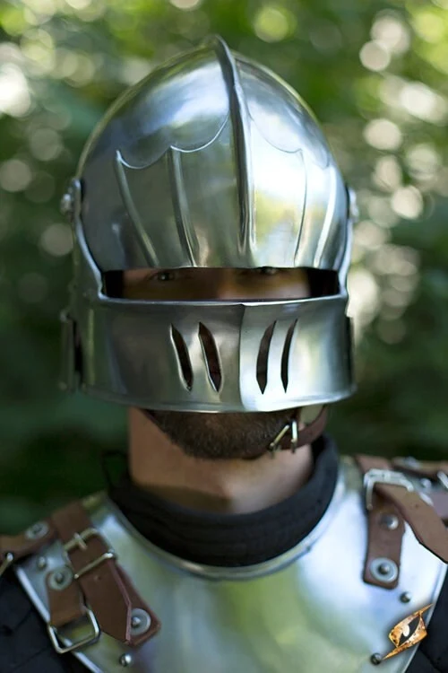 16e eeuwse sallet, gepatineerd, 1-1.2 mm - Image 5