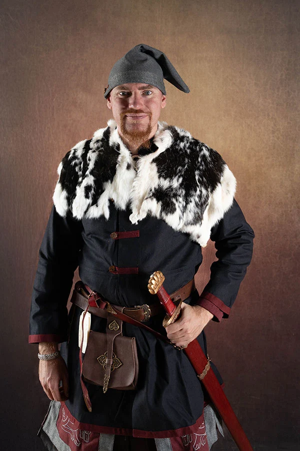 Bont kraag Tyra, crème - Image 3