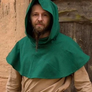 Middeleeuwse kaproen Walt, groen