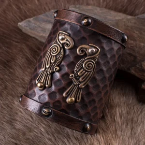 Armband Huginn & Muninn, leer