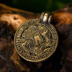 Bracteate amulet Tjurko, brons