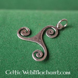 Zilveren triskelion, sterling zilver
