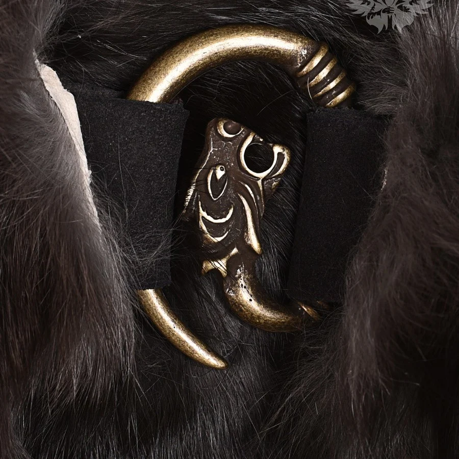 Bont kraag Alaska, zwart - Image 8