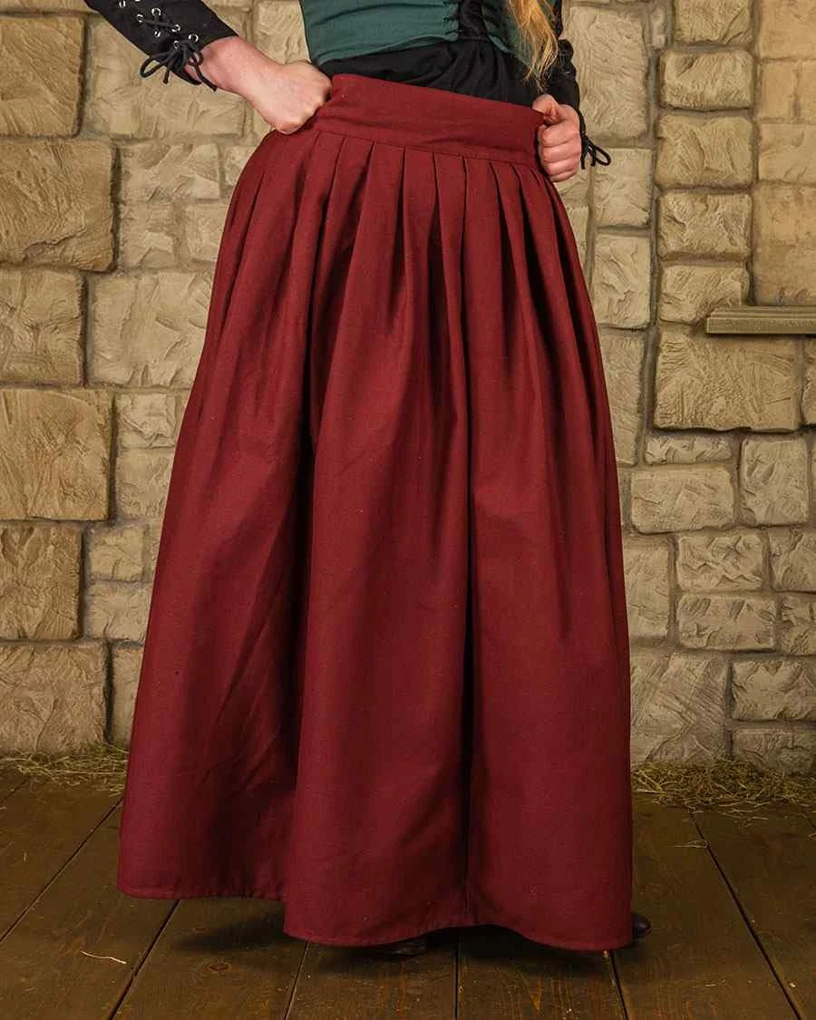 Anna rok, bordeauxrood - Image 2