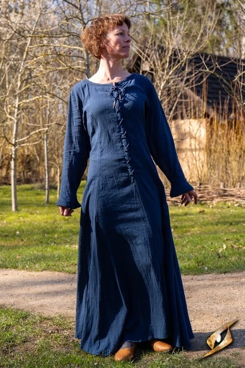 Cotehardie Isobel, blauw