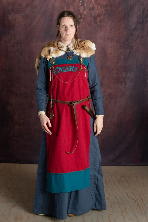 Bont kraag Freya, bruin - Image 3