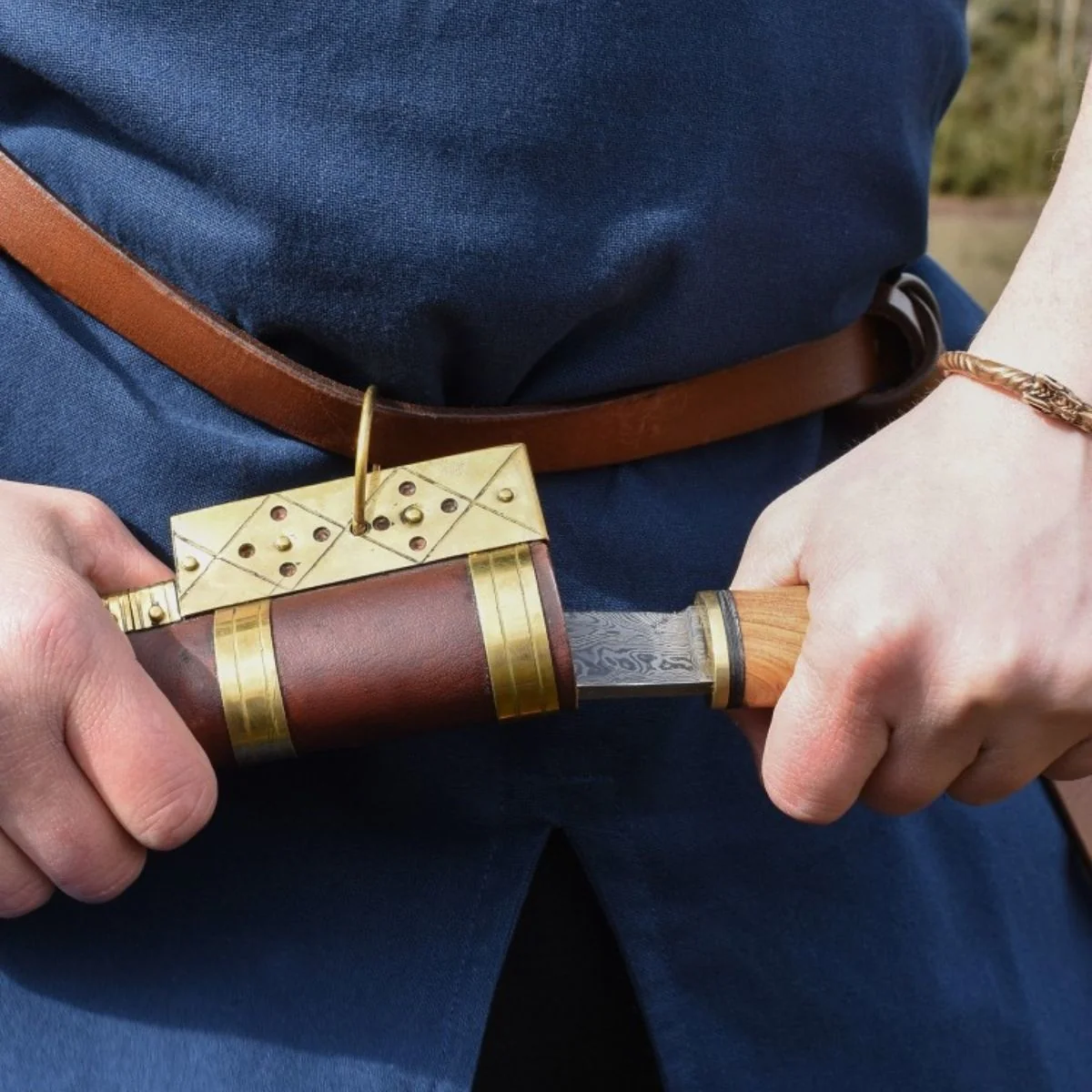 Birkatuniek Knut, korte mouwen, blauw - Image 7