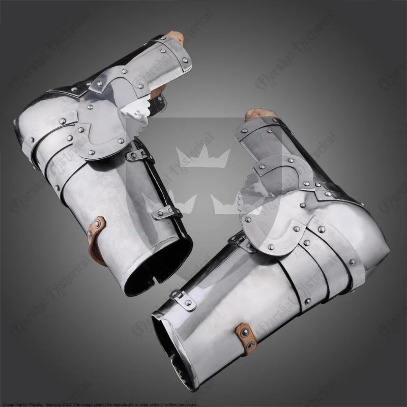 Churburg armpantser, vambraces 1.6 mm - Image 7