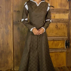 Merida jurk, bruin