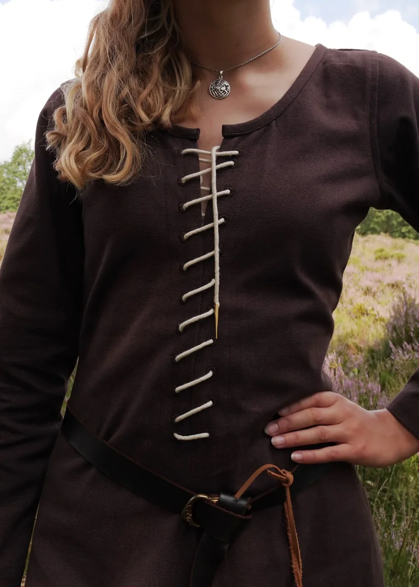 Cotehardie Christina, bruin - Image 4