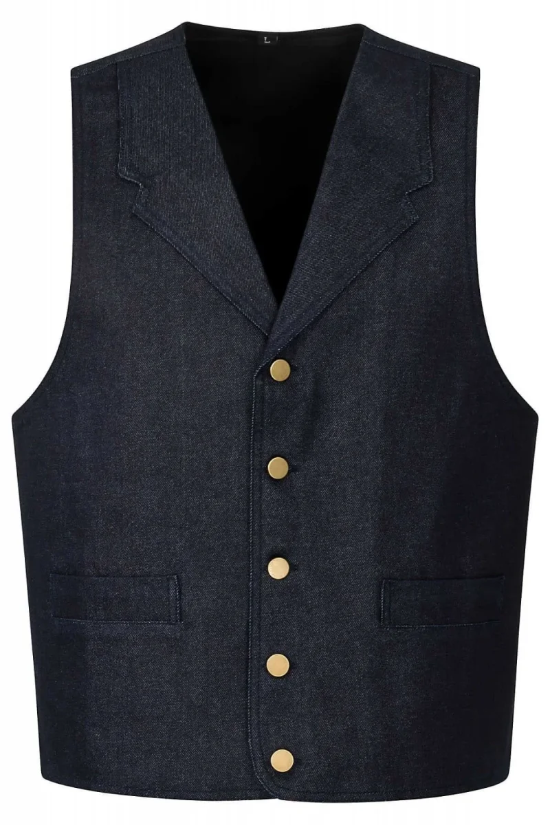 1920 vest Harold, blauw - Image 6