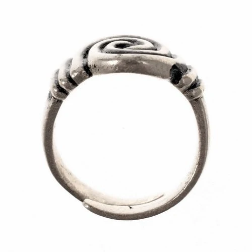 Angelsaksische ring 7e-8e eeuws, verzilverd brons - Image 4