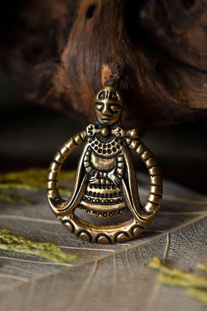 Vikingamulet Freya, brons - Image 3