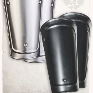 Adam bracers, onderarmbeschermers, gebronsd, 1.2 mm