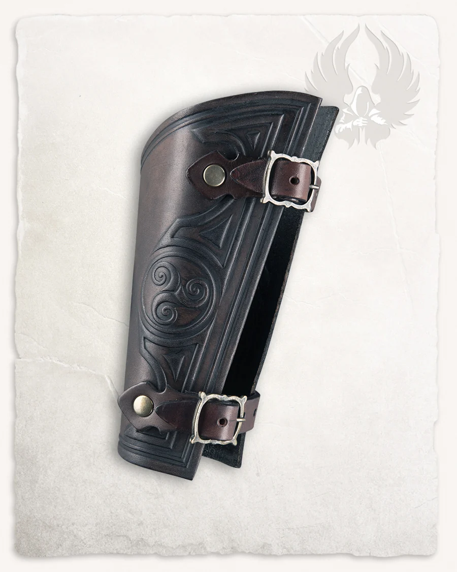 Artemis leren bracer S, onderarmbeschermer, bruin - Image 2