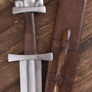 10de eeuws Vikingzwaard Petersen type S, semi-scherp