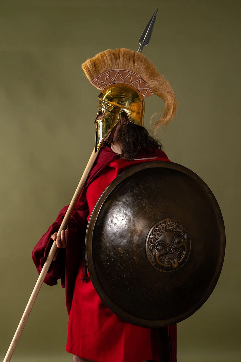 Corinthische helm met helmkam, 1.3 mm - Image 8