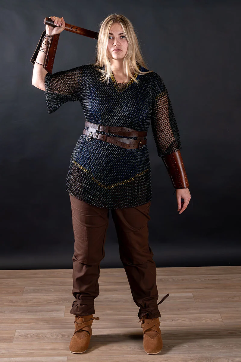 Dames broek Kerga, bruin - Image 8