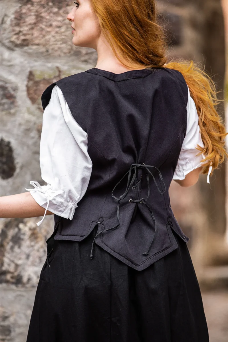 16e eeuwse doublet Christine zwart - Image 3