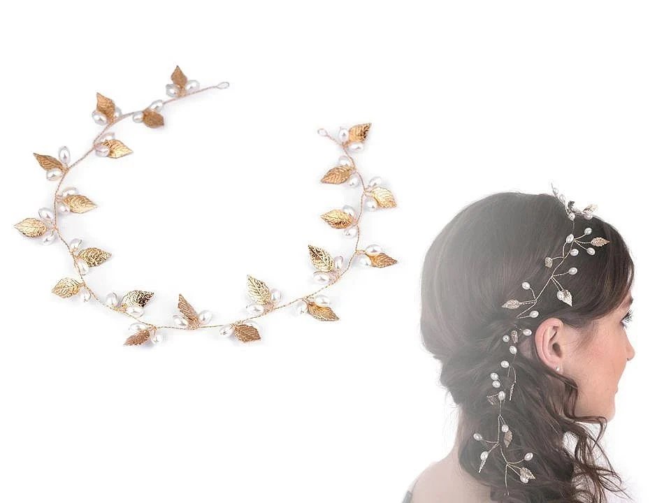 Diadeem met blaadjes - Image 7