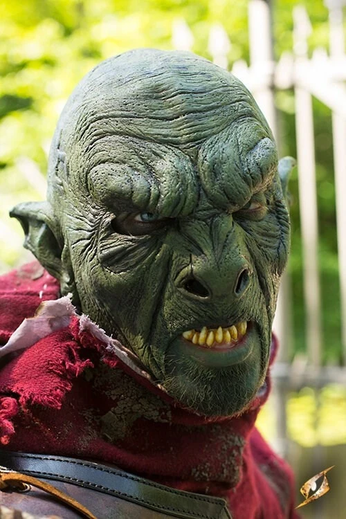 Beestachtig Orkmasker groen - Image 3