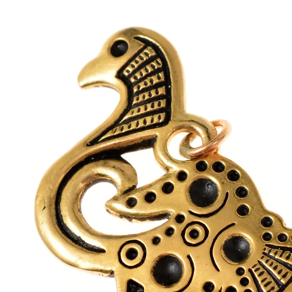 Baltisch vogelamulet, 9e-11e eeuw, verzilverd brons - Image 4