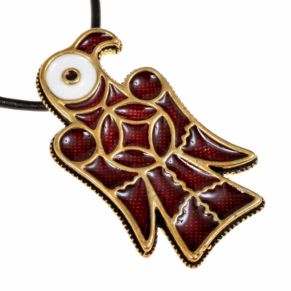 Ostrogotische adelaarshanger Via Flaminia, 5e-6e eeuw, brons