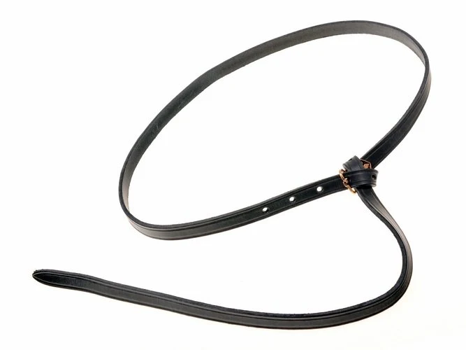 Awaarse riem, bruin leer - Image 4