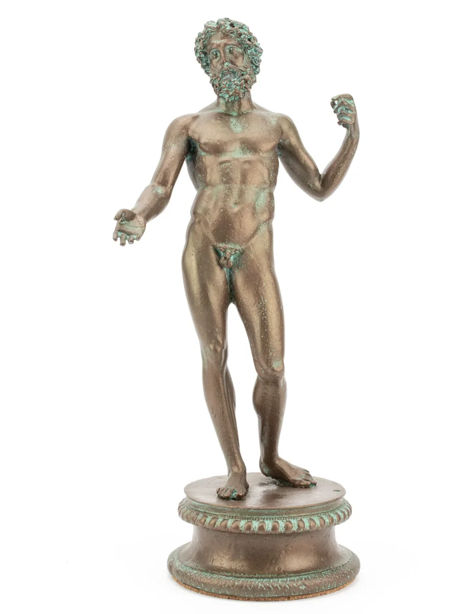 Beeld Jupiter, hoogste Romeinse god, Alabastergips