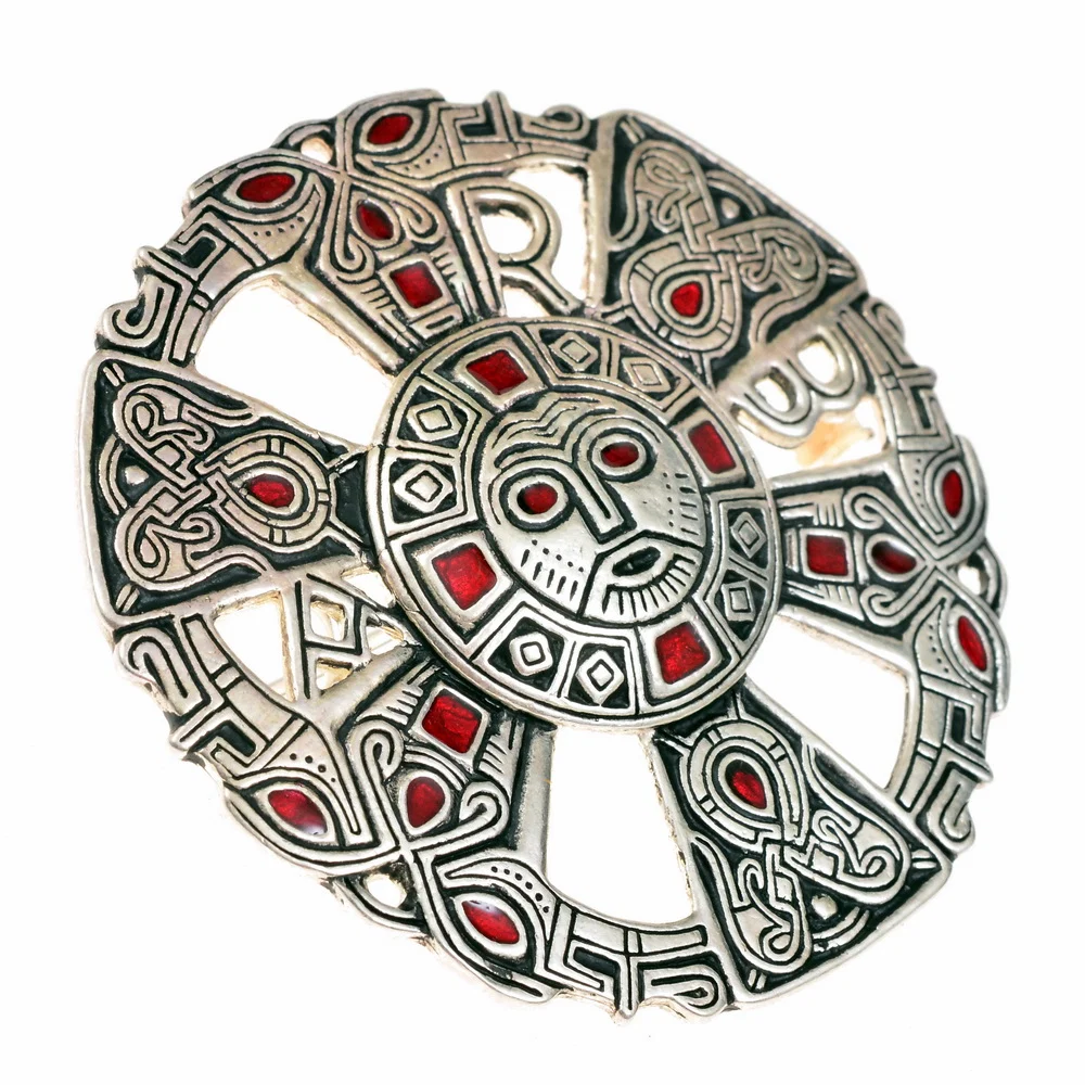 Merovingische broche Limons, 6e-7e eeuw, brons - Image 3