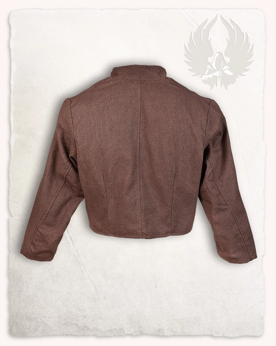 Vroege pea jacket, bruin - Image 9