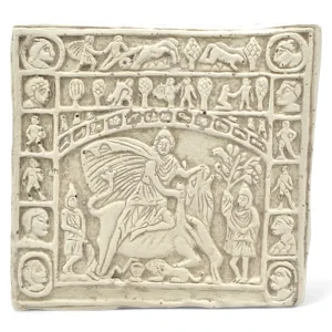 Wandreliëf Mithras, Tauroktonie, Alabastergips