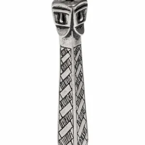 Slavisch Svantevit-amulet Wolin, 9e-10e eeuw, verzilverd brons