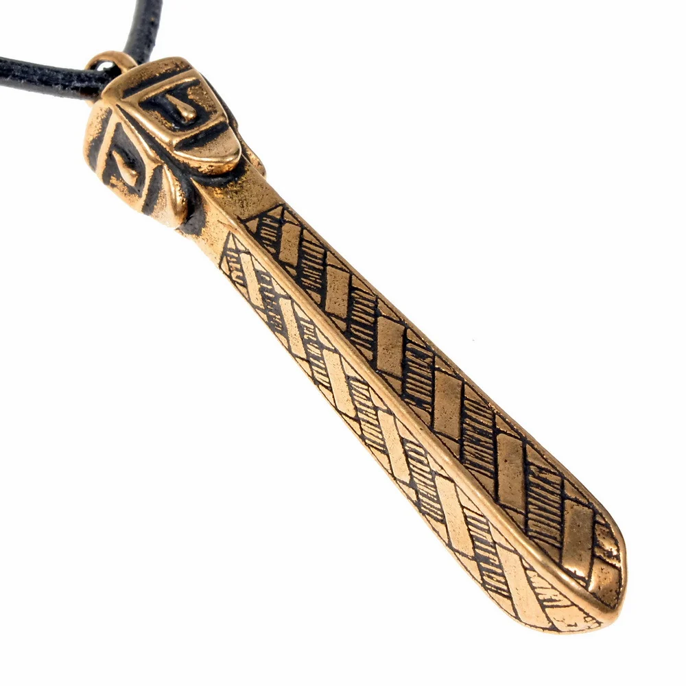 Slavisch Svantevit-amulet Wolin, 9e-10e eeuw, verzilverd brons - Image 3