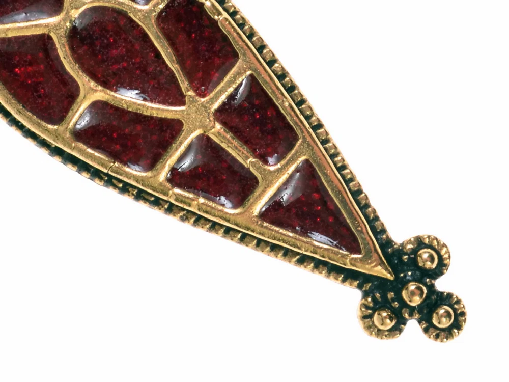 Cloisonné-hanger Krim, 4e-5e eeuw, brons - Image 3